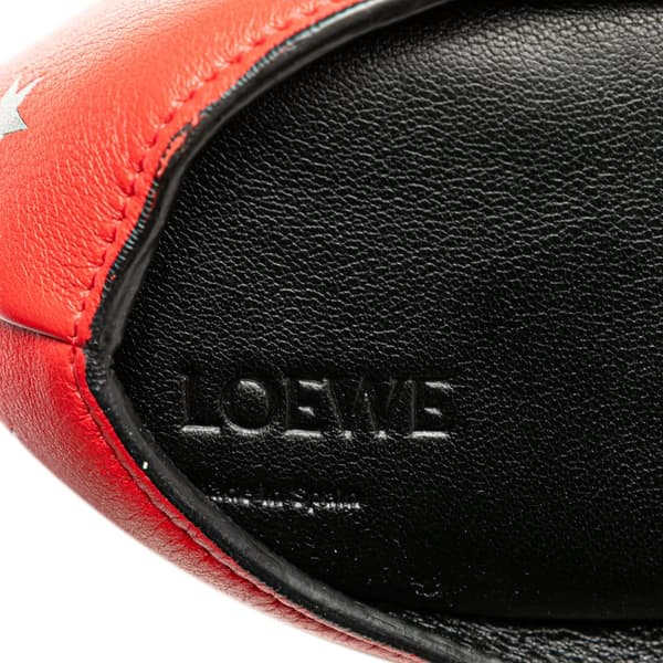Pre-owned LOEWE Mini Calfskin Bunny Star Crossbody Red