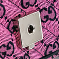 Miniatyrbilde 7 av 9: Pre-owned Gucci Small GG Marmont Matelasse Canvas Flap Crossbody Pink