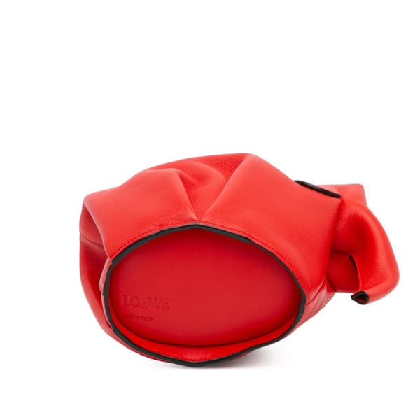 Pre-owned LOEWE Mini Leather Elephant Crossbody Red