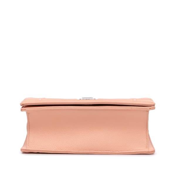 Pre-owned Dior Small Grained Leather Diorama Flap Pink
