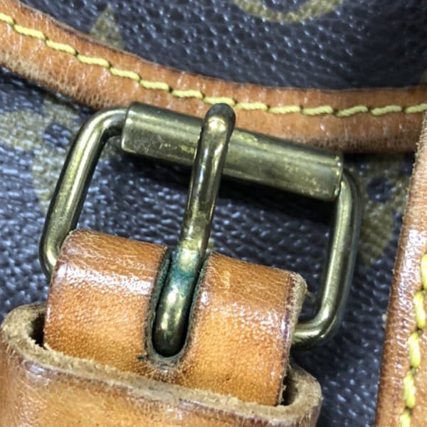 Pre-owned Louis Vuitton Monogram Saumur 35 Brown