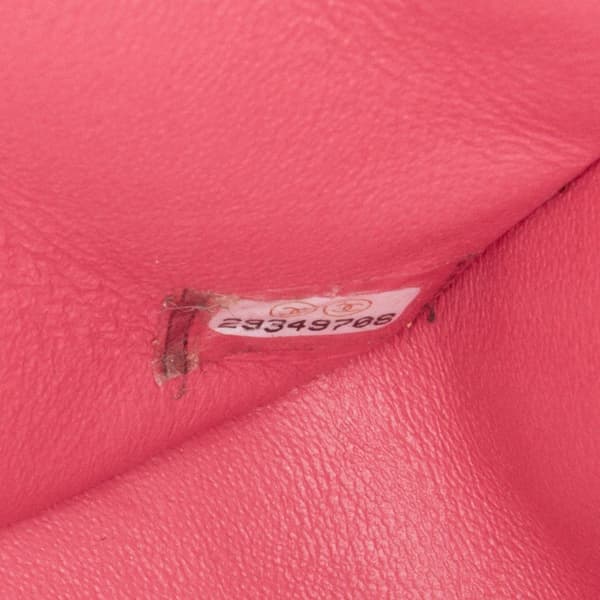 Pre-owned Chanel Mini Square Classic Lambskin Single Flap Pink