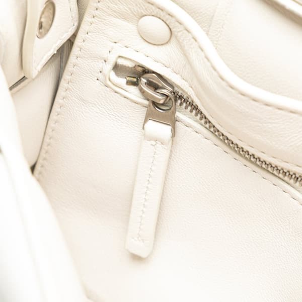 Pre-owned Bottega Veneta Nappa Intrecciato Padded Cassette Crossbody White
