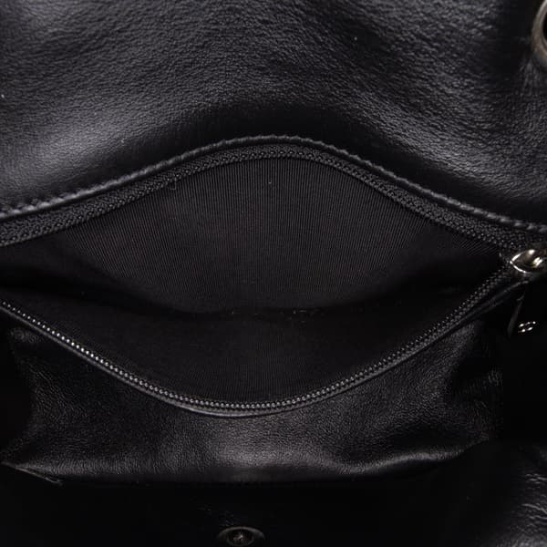 Pre-owned Chanel Mini Rectangular Classic Patent Single Flap Black