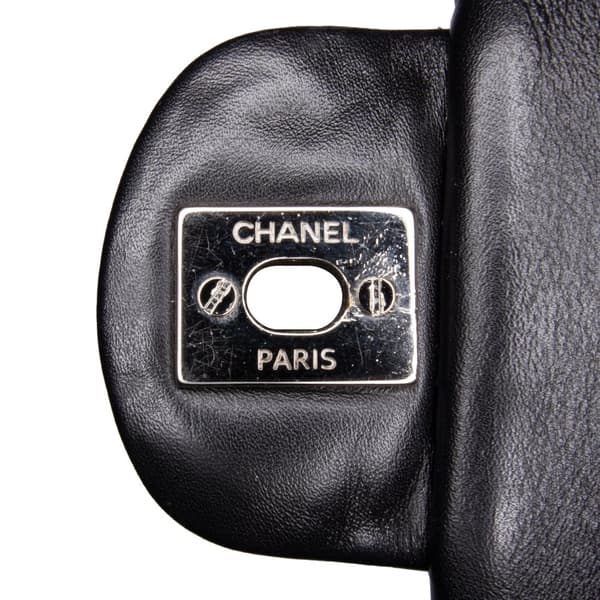 Pre-owned Chanel Mini Rectangular Classic Patent Single Flap Black