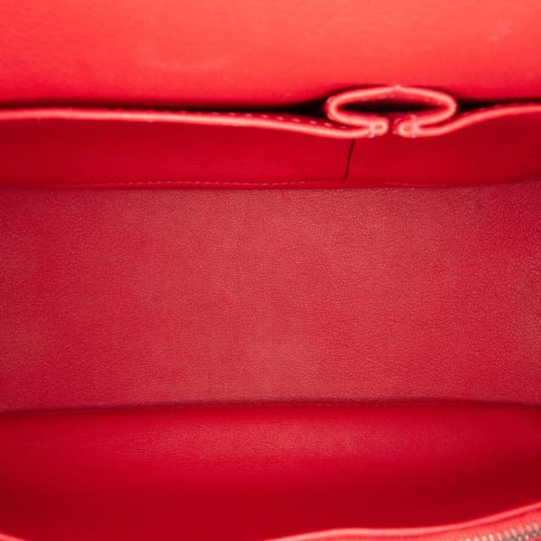 Pre-owned Hermès Swift Jypsiere 28 Red