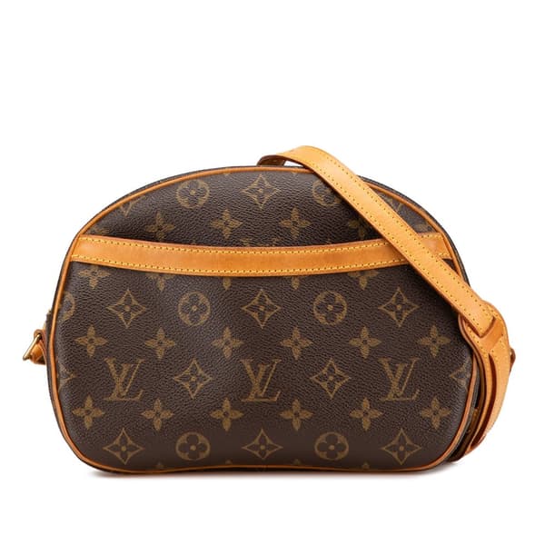 Pre-owned Louis Vuitton Monogram Blois Brown