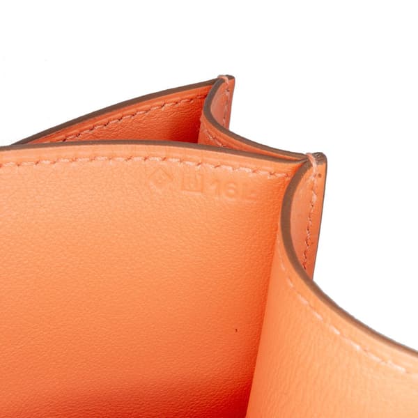 Pre-owned Hermès Doblis and Swift Constance 24 Gray