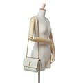 Pikkukuva 10 / 10: Pre-owned Saint Laurent Medium Leather Monogram Sunset Crossbody White