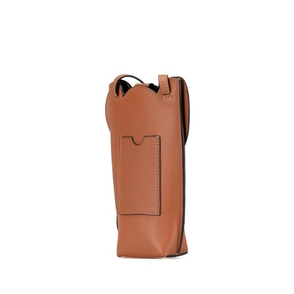 Pre-owned LOEWE Leather Elephant Pocket Crossbody Brown