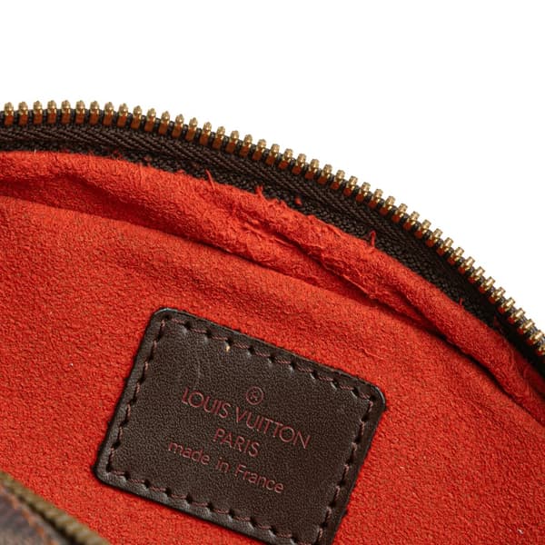 Pre-owned Louis Vuitton Damier Ebene Ipanema PM Brown
