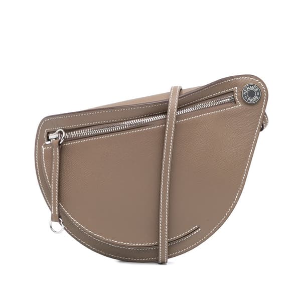 Pre-owned Hermès Epsom Petite Course Brown