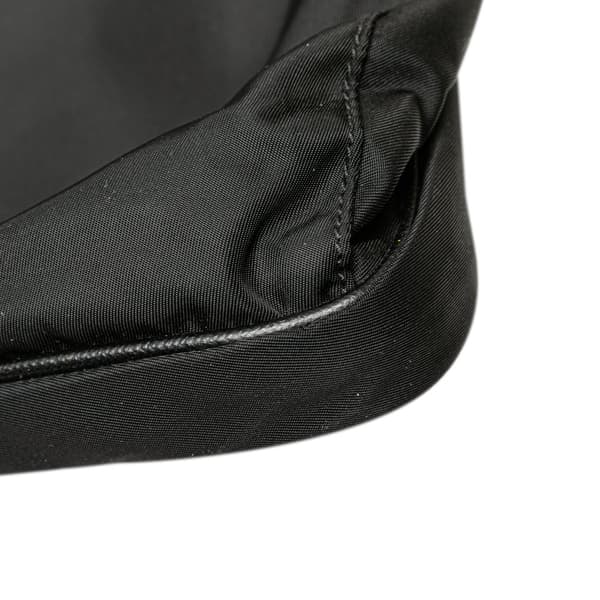 Pre-owned Prada Tessuto Zip Top Crossbody Black
