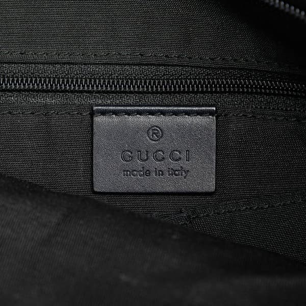 Pre-owned Gucci GG Canvas Web Crossbody Gray