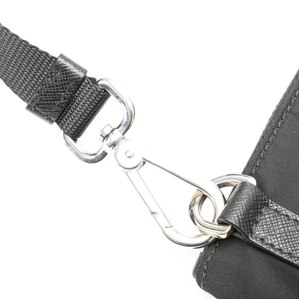 Pre-owned Prada Universal Studios Tessuto Frankenstein Crossbody Black