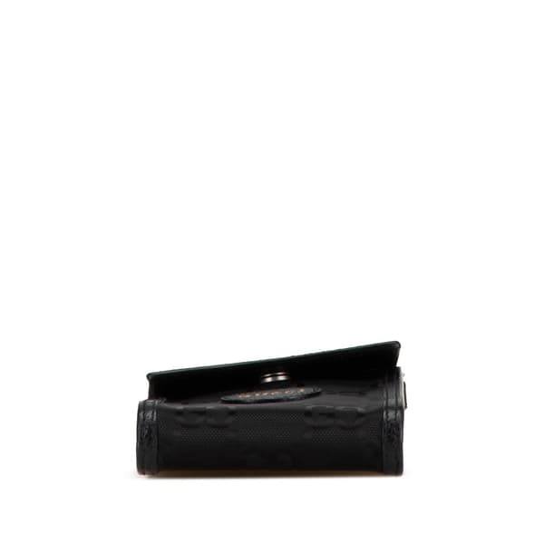 Pre-owned Gucci Mini GG Nylon Off The Grid Crossbody Black