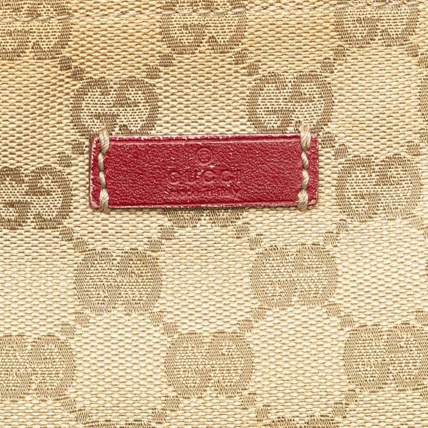 Pre-owned Gucci GG Canvas Web Crossbody Brown