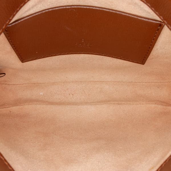 Pre-owned Gucci Mini GG Supreme Jackie 1961 Crossbody Brown