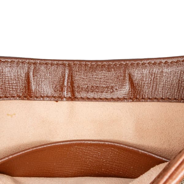 Pre-owned Gucci Mini GG Supreme Jackie 1961 Crossbody Brown