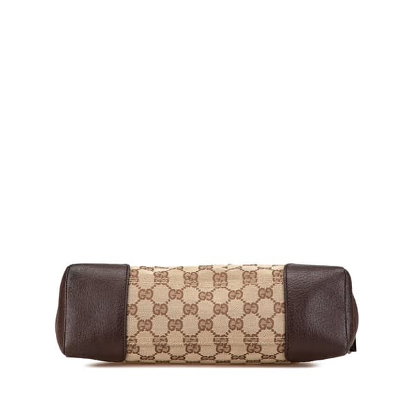 Pre-owned Gucci GG Canvas Crossbody Brown