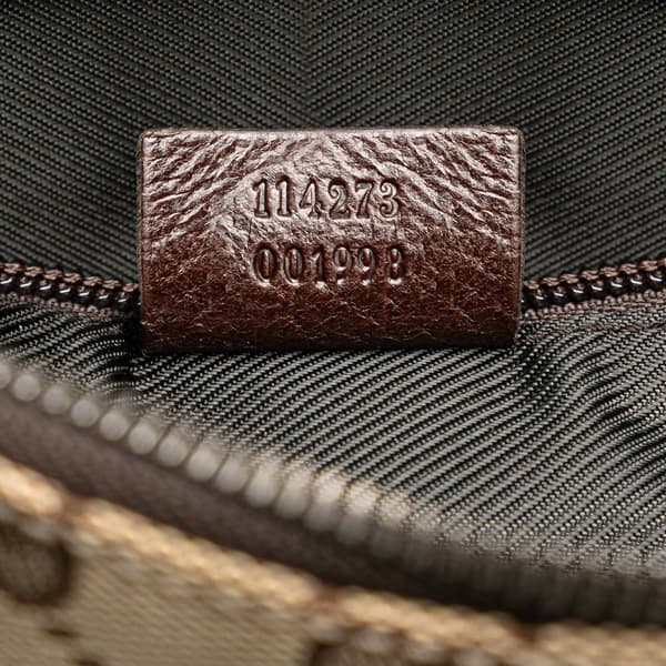 Pre-owned Gucci GG Canvas Crossbody Brown
