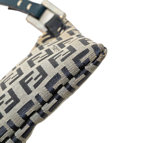 Pre-owned Fendi Zucchino Canvas Crossbody Gray