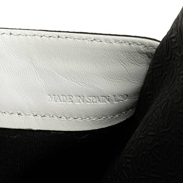 Pre-owned LOEWE Anagram Leather Crossbody Black