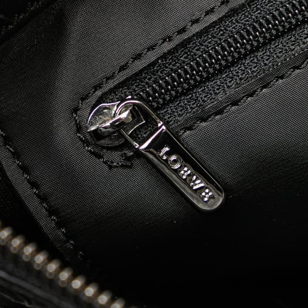 Pre-owned LOEWE Anagram Leather Crossbody Black