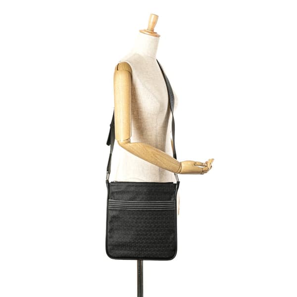Pre-owned LOEWE Anagram Leather Crossbody Black