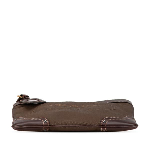 Pre-owned Prada Canvas Canapa Logo Crossbody Brown