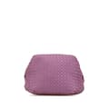Miniatyrbilde 3 av 10: Pre-owned Bottega Veneta Nappa Intrecciato Cube Crossbody Purple