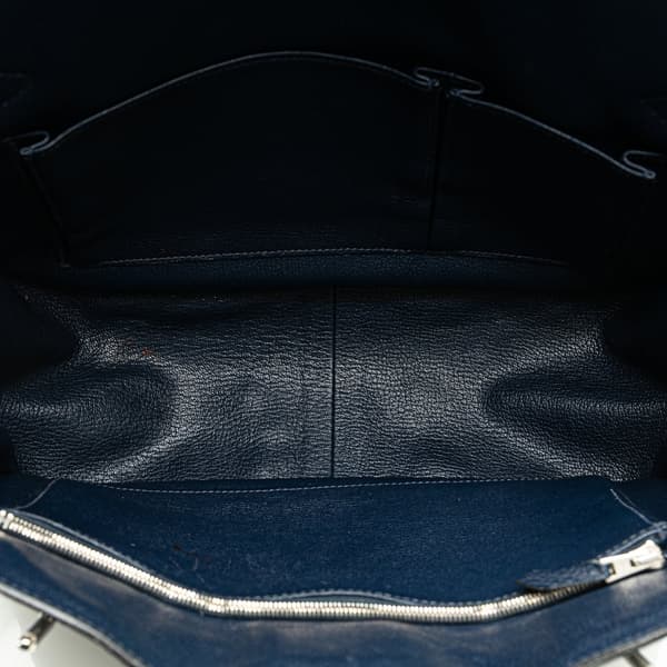 Pre-owned Hermès Fjord Jypsiere 31 Blue
