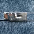 Miniatyrbild 6 av 10: Pre-owned Hermès Fjord Jypsiere 31 Blue