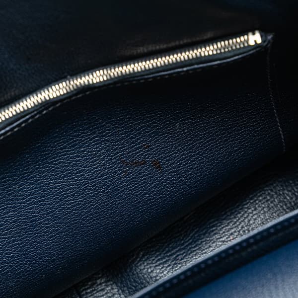 Pre-owned Hermès Fjord Jypsiere 31 Blue