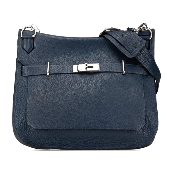 Pre-owned Hermès Fjord Jypsiere 31 Blue