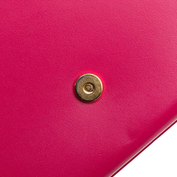 Pre-owned Saint Laurent Medium Smooth Calfskin Classic Monogram Kate Tassel Crossbody Pink