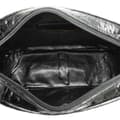 Miniatyrbilde 4 av 10: Pre-owned Ferragamo Croc Embossed Leather Vara Crossbody Black