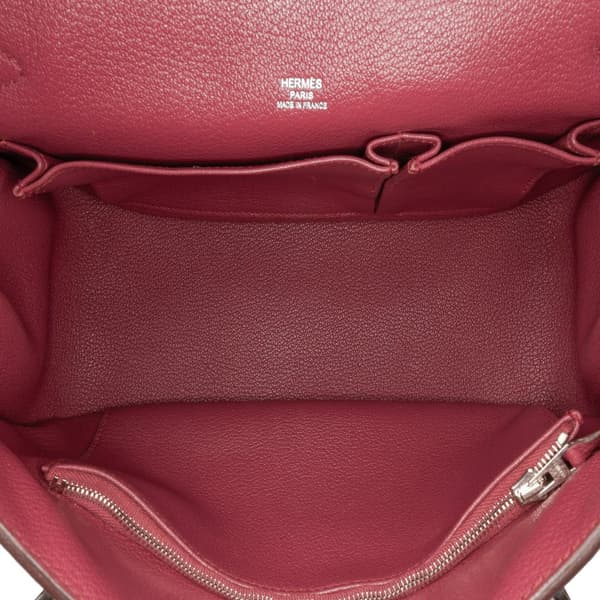 Pre-owned Hermès Clemence Jypsiere 28 Pink