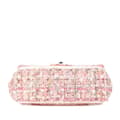 Miniatyrbild 3 av 10: Pre-owned Chanel Mini Rectangular Classic Tweed Braid Flap Pink