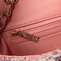 Miniatyrbild 7 av 10: Pre-owned Chanel Mini Rectangular Classic Tweed Braid Flap Pink