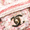 Miniatyrbild 8 av 10: Pre-owned Chanel Mini Rectangular Classic Tweed Braid Flap Pink
