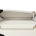 Miniatyrbild 4 av 10: Pre-owned Chanel Calfskin Enchained Flap Wallet on Chain White
