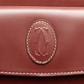 Miniatyrbillede 5 af 10: Pre-owned Cartier Leather Must De Cartier Crossbody Red