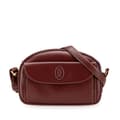 Miniatyrbillede 1 af 10: Pre-owned Cartier Leather Must De Cartier Crossbody Red