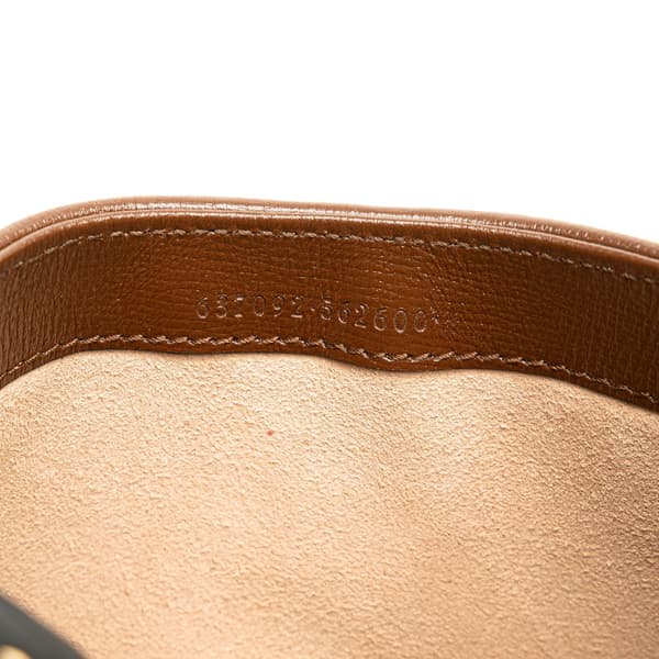 Pre-owned Gucci Mini GG Supreme Jackie 1961 Crossbody Brown