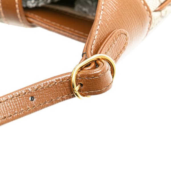 Pre-owned Gucci Mini GG Supreme Jackie 1961 Crossbody Brown