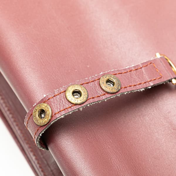 Pre-owned Cartier Leather Must De Cartier Crossbody Red