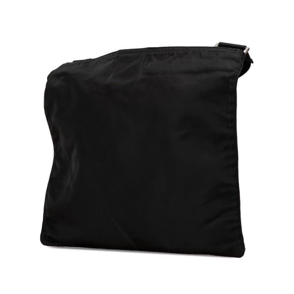 Pre-owned Prada Tessuto Zip Top Crossbody Black