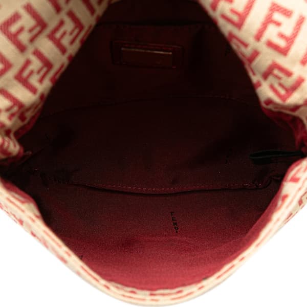 Pre-owned Fendi Zucchino Canvas Crossbody Brown