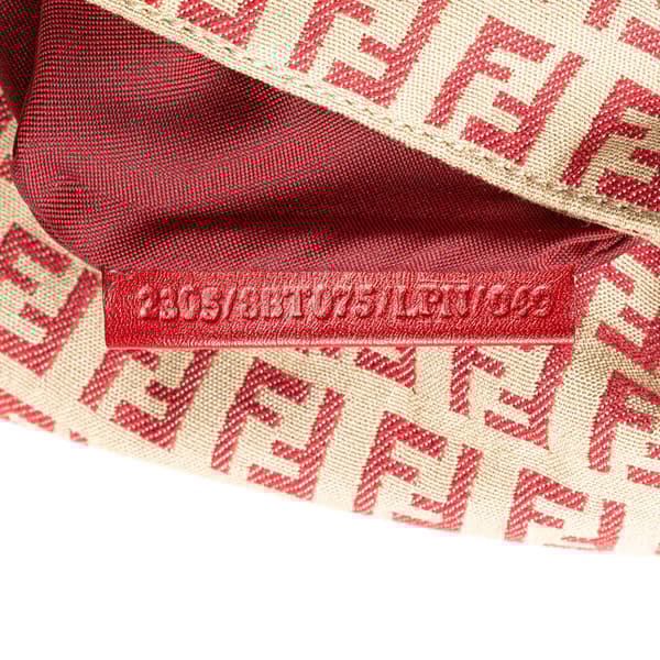 Pre-owned Fendi Zucchino Canvas Crossbody Brown
